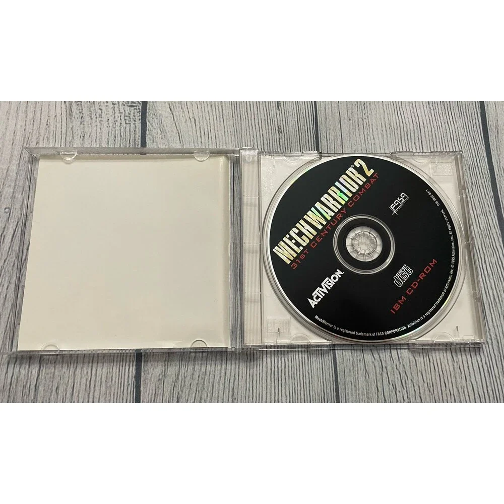 Mech Warrior 2 Video Game, PC Game, 1995